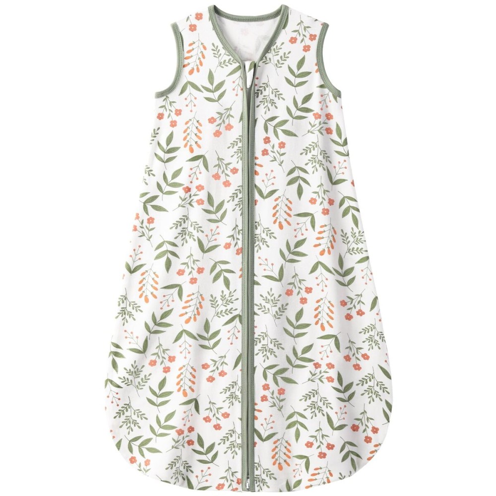 Yoofoss Baby Sleep Sack 12-18 Months 0.5 TOG Baby Wearable Blanket, 100% Organic Cotton Infant Toddler Sleeping Sack 2-Way Zipper Lightweight Sleep Sack, Flower