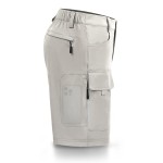 Hiauspor Men\'s Hiking Cargo Shorts 9/10 Quick Dry Lightweight Waterproof for Golf Tactical Fishing Casual with 6 Pockets (Light Grey, 32)