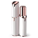 Facial Hair Removal for Women: Electric Hair Removal Device - Rechargeable Painless Face Razor for Chin Upper Lip Peach Fuzz with Light Gifts for Women(White)