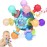 Baby Teething Toys Teethers for Babies 0-6 Months Infant Baby Girl Toys Gifts for 0 3 6 9 12 Months, Newborn Rattles Chew Toys Sensory Learning Montessori Toys for Babies 6-12 Months -Blue