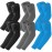 BHYTAKI 6 Pairs UV Sun Protection Arm Sleeves, UPF 50 Sports Cooling Arm Compression Sleeves for Men Women Teenager