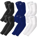 BHYTAKI 6 Pairs UV Sun Protection Arm Sleeves, UPF 50 Sports Cooling Arm Compression Sleeves for Men Women Teenager