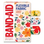Band-Aid Brand Flexible Fabric Adhesive Bandages, Comfortable Flexible Protection & Wound Care for Minor Cuts & Scrapes, First Aid Bandage with a Wildflower Design, Assorted Sizes, 30 ct