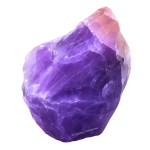 Amazing Gemstone Amethyst Raw Crystals and Healing Stones, Natural Rocks for Tumbling and DIY Raw Stones and Crystals (1 Piece)