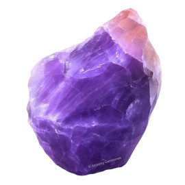 Amazing Gemstone Amethyst Raw Crystals and Healing Stones, Natural Rocks for Tumbling and DIY Raw Stones and Crystals (1 Piece)