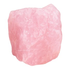 Rose Quartz Raw Crystals and Healing Stones, Natural Rocks for Tumbling and DIY Raw Stones and Crystals (1 Piece)