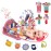 dearlomum Baby Play Mat Gym,Funny Play Piano Tummy Time Baby Activity Mat with 5 Infant Sensory Toys & 4 Wrist Rattle Socks, Boy & Girl Gifts for Newborn 0 to 3 6 9 12 Months(Pink)