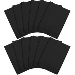 Tatuo 12 Pieces Korean Exfoliating Mitt Glove Italy Towel Body Skin Scrubber Exfoliating Scrubber for Remove Dead Skin Washcloth Korean(Large,Black)