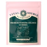 Vital Source Nutrition - Premium Feminine Balance Gummies - for Womens Health & Wellness - Immune Support - Vegan, Gluten-Free - Hawaiian Pineapple - 60 Gummies - 30 Servings