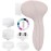 Facial Cleansing Brush Face Scrubber Exfoliating Cleaning Skin Care Cleanser Wash Women Girls Electric Beauty Powered Exfoliator Skincare Spin Tools Scrub Washer Self Care by VISOFO (Agate)