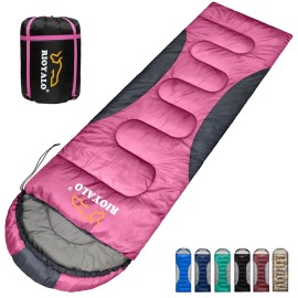 0 Degree Winter Sleeping Bags for Adults Camping -Temp Range (5F - 32F) Portable Waterproof Compression Sack- Cold Weather Sleeping Bags for Big and Tall in Env Hoodie: Hiking Backpacking 4 Season
