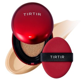 TIRTIR Mask Fit Red Cushion Foundation | Full coverage, Weightless, Skin fit, Satin Glow Finish, Korean Makeup BB Foundation, beauty, Tattoo cover up, Buildable (27N Camel, 0.63 Fl Oz)