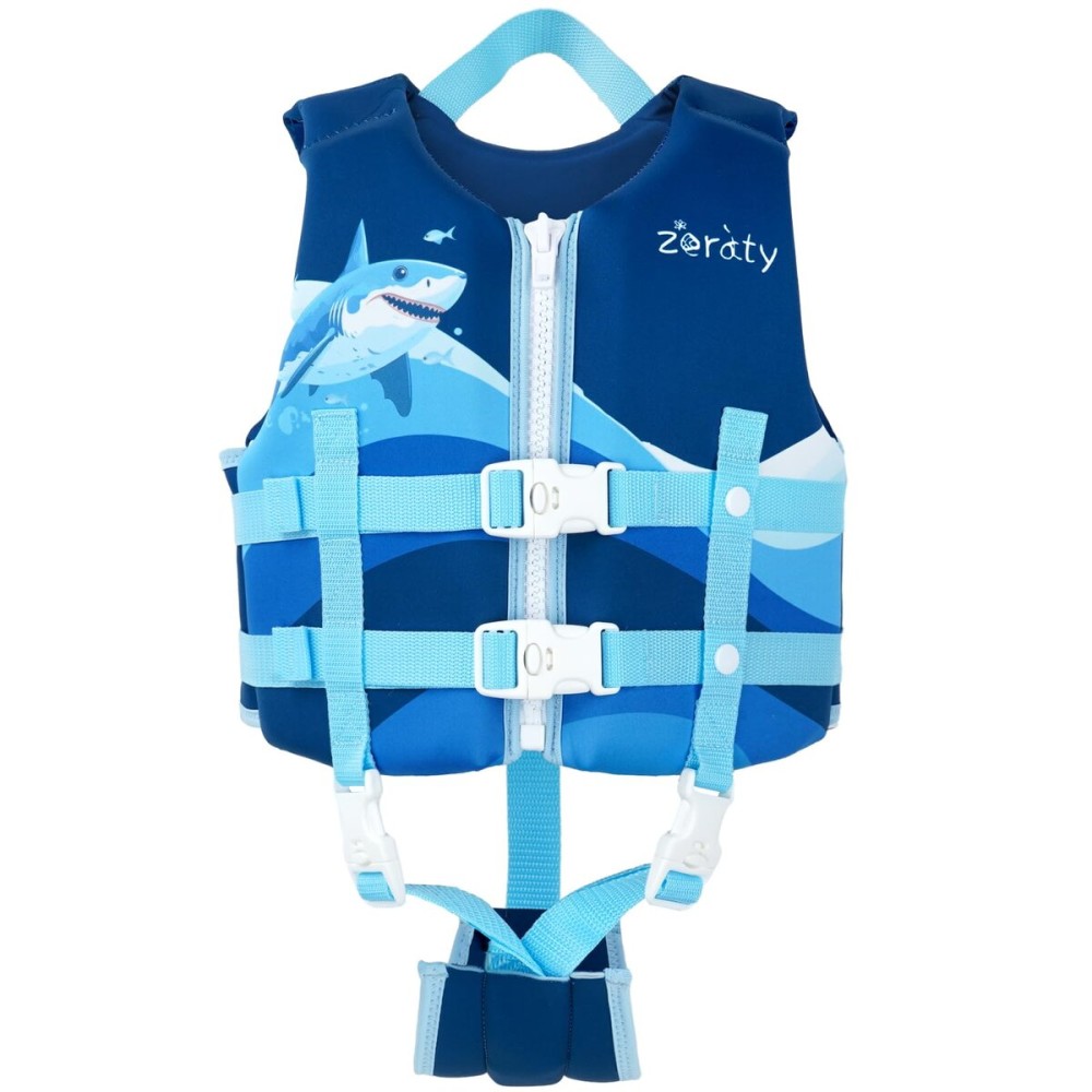Zeraty Toddler Swim Vest Neoprene Kids Float Jacket Swimming Aid for Children Girls and Boys 36-40-50-60-70-88Lbs with Dual Adjustable Safety Straps