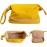Abiudeng Large Makeup Bag for Women,Travel Makeup Organizer with Brush Holder, Dopp Kit Essentials,Waterproof Lozenge Cosmetic Bag for Traveling,Multi Compartment,Cute,Spacious Capacity-yellow