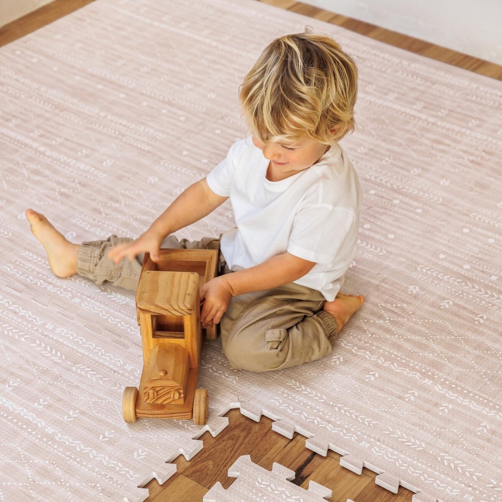 Lillefolk Baby Play Mat for Floor - 4x6ft Dusk | Soft Non Toxic Premium EVA Foam Tiles for Tummy Time, Crawling & Playroom - Waterproof Interlocking Floor Mat for Babies & Toddlers (6 Tiles)