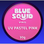 Blue Squid Face Paint Water Based Single Cake Professional Face Paint & Body Paint - Water Activated, Kids Adults Face Painting for Costume, Halloween Makeup, Cosplay - UV Pastel Pink Face Paint 30g