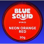 Blue Squid Face Paint Water Based Single Cake Professional Face Paint & Body Paint - Water Activated, Kids Adults Face Painting for Costume, Halloween Makeup, Cosplay - Neon Orange Red Face Paint 30g