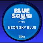 Blue Squid Face Paint Water Based Single Cake Professional Face Paint & Body Paint - Water Activated, Kids Adults Face Painting for Costume, Halloween Makeup, Cosplay - Neon Sky Blue Face Paint 30g