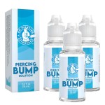 DR. PIERCING AFTERCARE Keloid Drops - Non-Greasy Saline Solution for Keloid Bump Removal for Piercings - May Reduce Appearance of Nose Piercing Bump, Nose Ear Lip Belly (15 mL, 3-Pack)