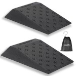 UNMERA Squat Wedge Block 2PCS Non Slip Professional Squat Ramp,Squat Platform for Heel Elevated Squats and Calf Raises,Slant Board Professional Squat Ramp for Weightlifting and Fitness
