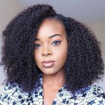 Mongolian Afro Kinky Curly Bundles Human Hair 4B 4C Afro Kinky Human Hair Bundle One Single Bundle 10 Inch Curly Weave Bundles Unprocessed Virgin Hair Afro Curly Hair Extensions for Black Women