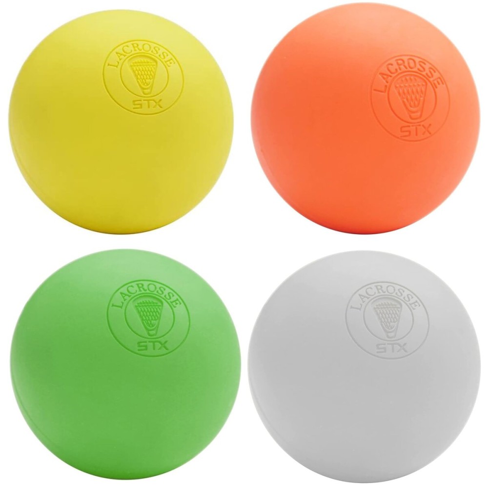 STX Lacrosse Balls - Mixed Color 4-Pack