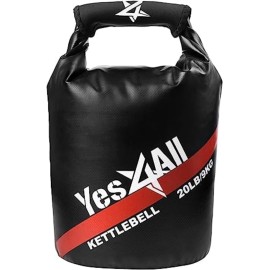 Yes4All Sand Kettlebell, Adjustable Workout Sandbag Weights for Fitness, Heavy Duty Soft Design with Non-Rip Seams & Anti-Slip Handles for Strength Training & Conditioning (Sand Not Included)