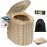 Portable Toilet, Upgraded 15\'\' toilet With Removable Paper Holder, Camping Toilet With A Load Capacity Of 450 Lbs, Portable Potty for Camping, Hiking, Road Trip, Car, RV, Tent, Beach, Truck Drivers