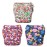 Babygoal Baby Girl Swim Diapers 3 Pack for 8M-3T Babies and Toddlers, Reusable Adjustable Washable for Swimming Lessons-Flower