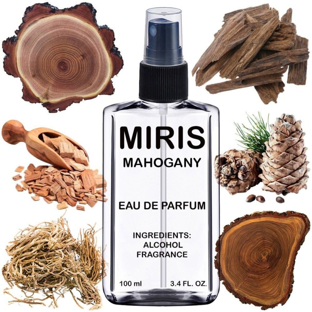 MIRIS Mahogany, Long-Lasting Unisex Eau de Parfum for Women & Men, Spray 3.4 Fl Oz / 100 ml