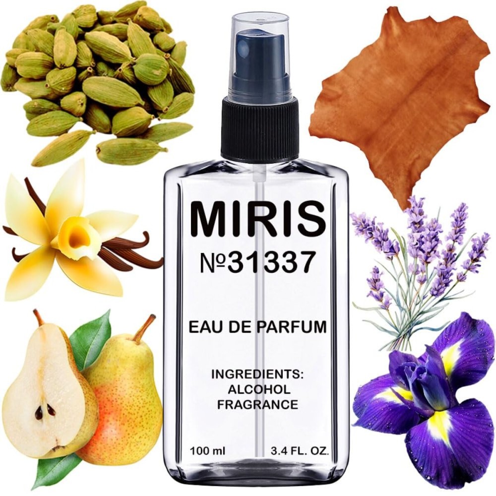 MIRIS No. 31337, Inspired by Gentlemen 2017, Long-Lasting Eau de Parfum for Men, Spray 3.4 Fl Oz / 100 ml