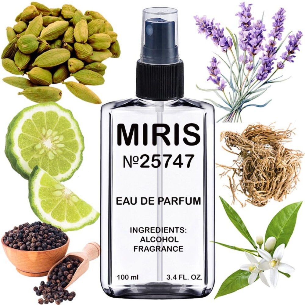 MIRIS No. 25747, Inspired by Icon, Long-Lasting Eau de Parfum for Men, Spray 3.4 Fl Oz / 100 ml