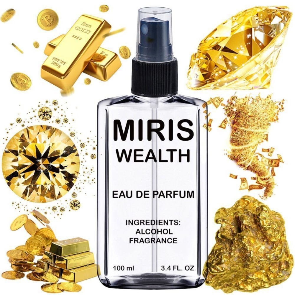 MIRIS Wealth, Long-Lasting Unisex Eau de Parfum for Women & Men, Spray 3.4 Fl Oz / 100 ml