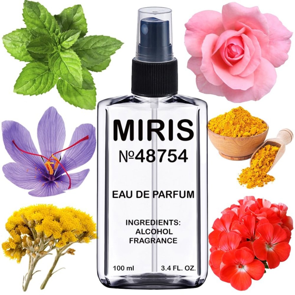 MIRIS No. 48754, Inspired by Rose Sapphire, Long-Lasting Unisex Eau de Parfum for Women & Men, Spray 3.4 Fl Oz / 100 ml