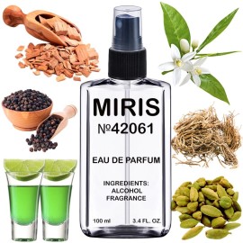 MIRIS No. 42061, Inspired by Giordani Gold, Long-Lasting Eau de Parfum for Men, Spray 3.4 Fl Oz / 100 ml