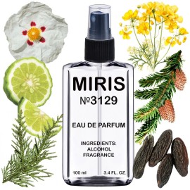 MIRIS No. 3129, Inspired by Spirit Of The Brave, Long-Lasting Eau de Parfum for Men, Spray 3.4 Fl Oz / 100 ml