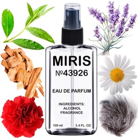 MIRIS No. 43926, Inspired by Tabac Orig, Long-Lasting Eau de Parfum for Men, Spray 3.4 Fl Oz / 100 ml