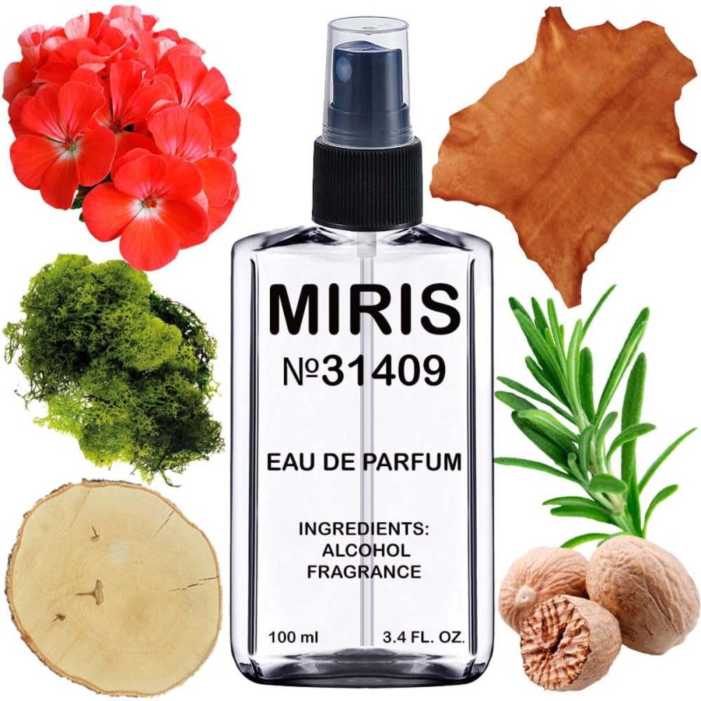MIRIS No. 31409, Inspired by Bogart, Long-Lasting Eau de Parfum for Men, Spray 3.4 Fl Oz / 100 ml