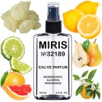 MIRIS No. 32189, Inspired by Aqua Aleg Pera Granita, Long-Lasting Eau de Parfum for Women, Spray 3.4 Fl Oz / 100 ml