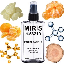MIRIS No. 53210, Inspired by Molecu 01 Mandarin, Long-Lasting Unisex Eau de Parfum for Women & Men, Spray 3.4 Fl Oz / 100 ml