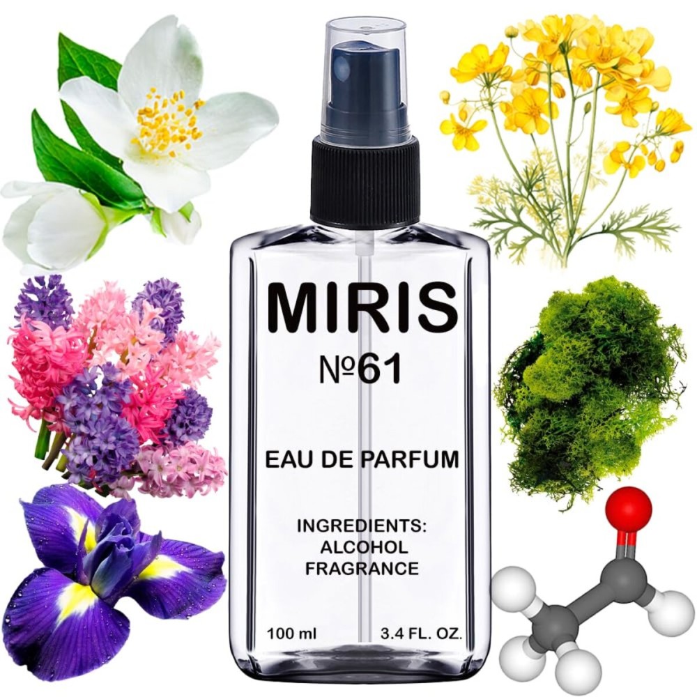 MIRIS No. 61, Inspired by Fidji, Long-Lasting Eau de Parfum for Women, Spray 3.4 Fl Oz / 100 ml