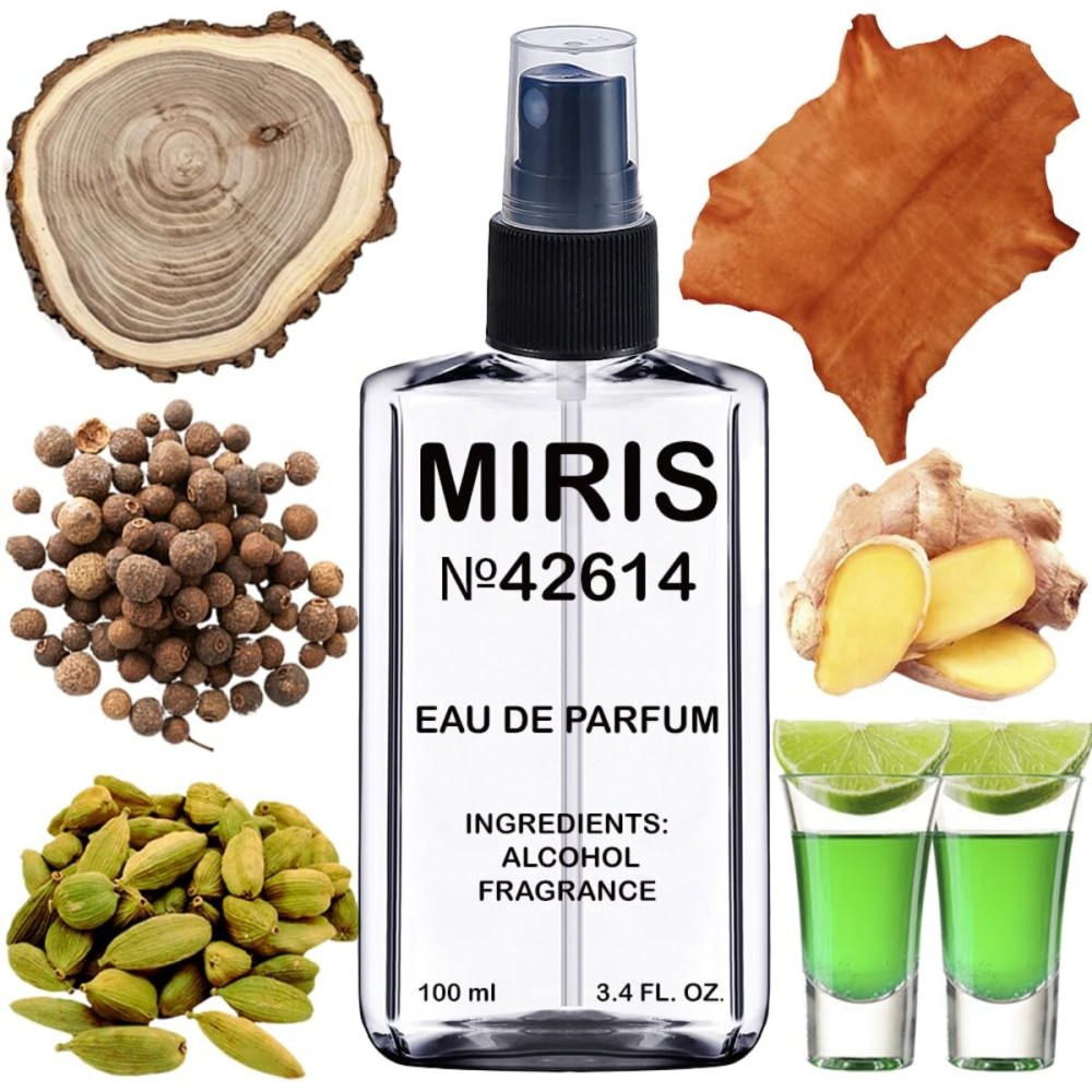 MIRIS No. 42614, Inspired by Vip Black Red, Long-Lasting Eau de Parfum for Men, Spray 3.4 Fl Oz / 100 ml