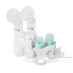 Motif Medical Luna Breast Pump Replacement Parts - Resupply Kit w/Milk Storage Containers, Bottle Caps, Tubings, Breast Sheilds, Lids, Connectors & More - Safe Easy-to-Use Breast Pump Kit (19mm)