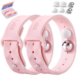 LYJEE Motion Sickness Bands Adjustable Acupressure Nausea Wristbands Morning Sickness Relief for Pregnant Women