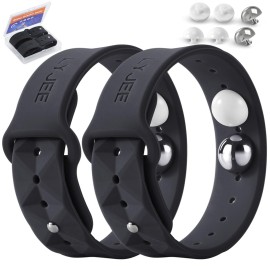 LYJEE Motion Sickness Bands Anti Nausea Wristband for Adult and Kids Morning Sickness Relief for Pregnant Women Acupressure Nausea Relief for Car, Sea, Air Sickness (Black)