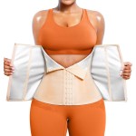TrainingGirl Waist Trainer for Women Lower Belly Waist Trimmer Corset Tummy Wrap Workout Sweat Belt Band Sports Sauna Suit