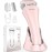Electric Razor for Women Rechargeable Wet Dry Electric Shaver for Women, Waterproof Lady Shaver for Legs Arm Underarm Bikini Public Body Razor with One Extra Foil Blade