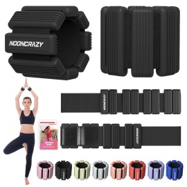 Pilates Wrist Ankle Weights for Women, Wearable Strong Arm & Leg Weights Set of 2(1Lbs Each), Adjustable Ankle Weights for Walking, Yoga, Dance, Barre, Gym