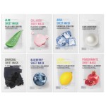 EUNYUL Purity Korean Collagen Face Mask for Skincare 8 Types x 5 Sets Hydrating and Nourishing