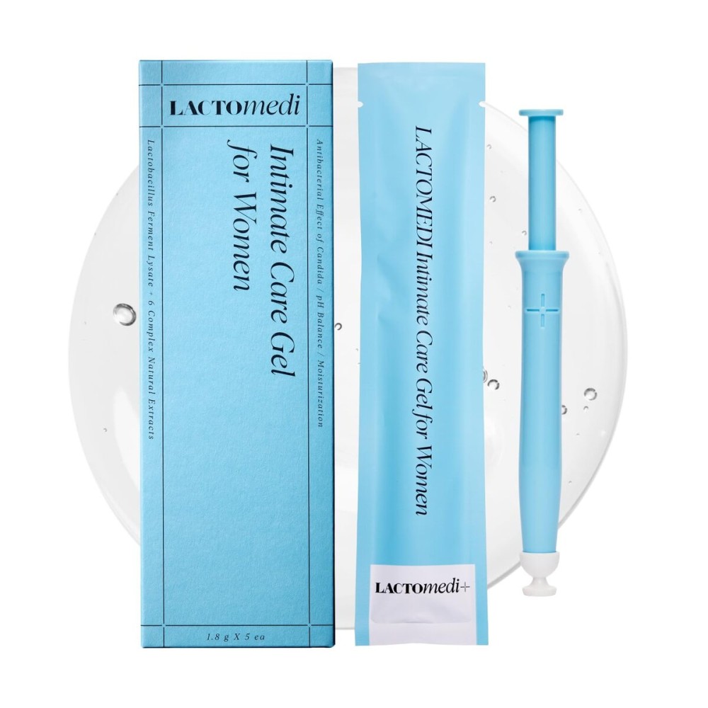 LACTOMEDI Intimate Care Gel | 5-Day Intensive Care Package | Vaginal Probiotics Applicator | Yeast Infection Care | BV Gel | pH Balance Gel | Itchiness and Unpleasant Odor | 1Box x 5pcs